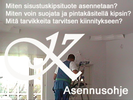 Kipsituotteiden Asennusohjeet